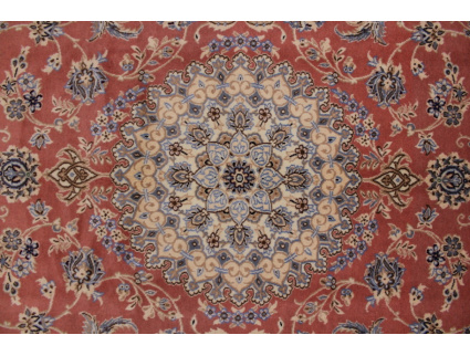 Persian carpet Nain 9la with silk 244x160 cm