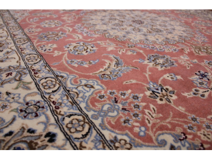 Persian carpet Nain 9la with silk 244x160 cm