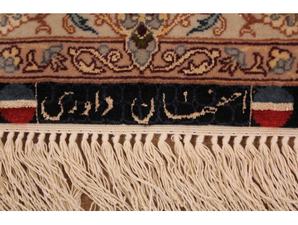 Persian carpet "Isfahan" with silk 126x85 cm