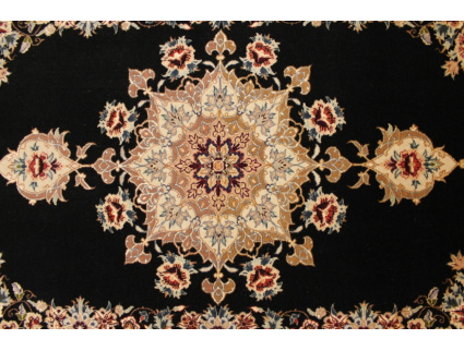 Perser Teppich "Isfahan" mit Seide 126x85 cm