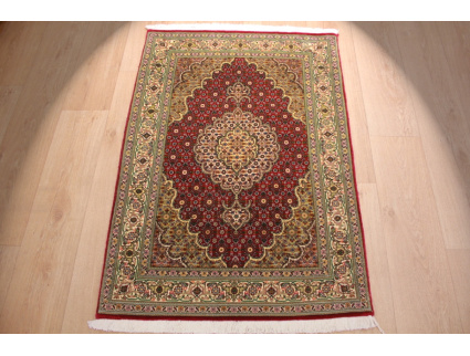 Persian carpet "Taabriz mahi" with Silk 120x85 cm