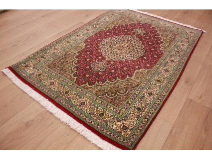 Persian carpet "Taabriz mahi" with Silk 120x85 cm