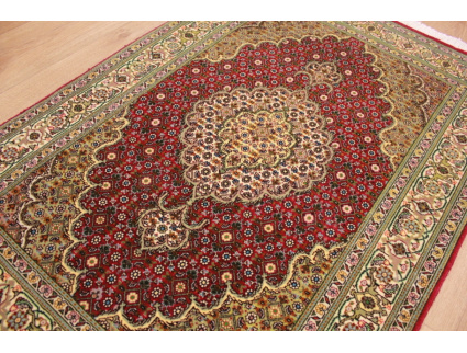 Persian carpet "Taabriz mahi" with Silk 120x85 cm