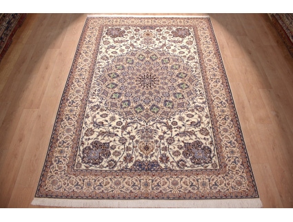 Fine Persian carpet  Nain 6la with  silk 320x220 cm