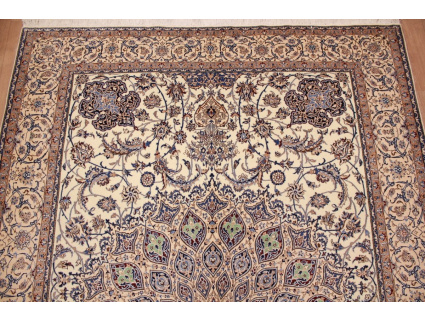 Fine Persian carpet  Nain 6la with  silk 320x220 cm