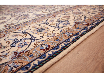 Fine Persian carpet  Nain 6la with  silk 320x220 cm