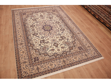 Fine Persian carpet "Nain" 6la with  silk 317x224 cm