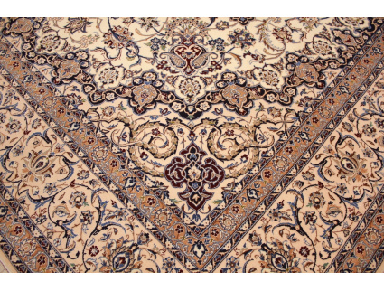 Fine Persian carpet "Nain" 6la with  silk 317x224 cm