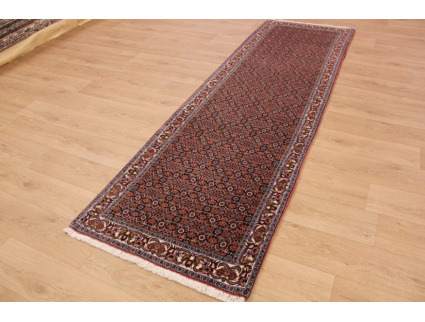 Perser Teppich "Bidjar" Läufer 304x93 cm schwarz