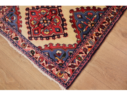 Persian carpet "Hamedan" runner virgin wool 398x70 cm