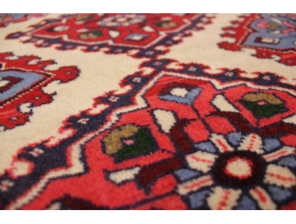 Persian carpet "Hamedan" runner virgin wool 398x70 cm