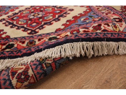 Persian carpet "Hamedan" runner virgin wool 398x70 cm