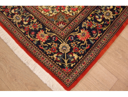 Fine Persian carpet "Ghom" Wool 200x135 cm Red