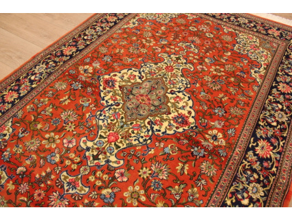 Fine Persian carpet "Ghom" Wool 200x135 cm Red