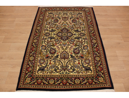 Persian carpet "Ghom" virgin wool 219x135 cm