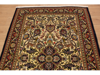 Persian carpet "Ghom" virgin wool 219x135 cm