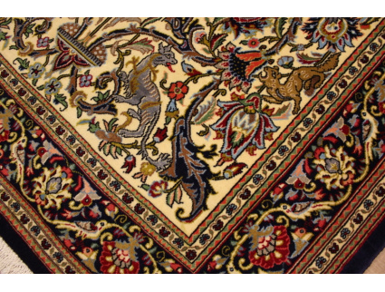 Persian carpet "Ghom" virgin wool 219x135 cm