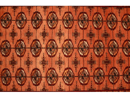 Orientteppich Turkmene Wollteppich 186x131 cm