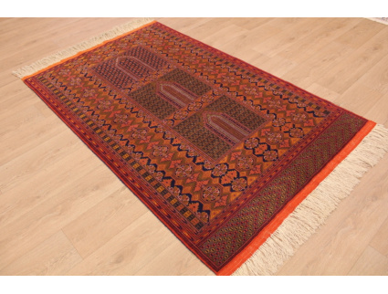 Oriental carpet "Hatschlu" wool 199x127 cm Orange