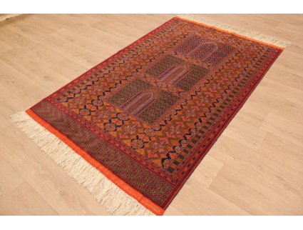 Oriental carpet "Hatschlu" wool 199x127 cm Orange