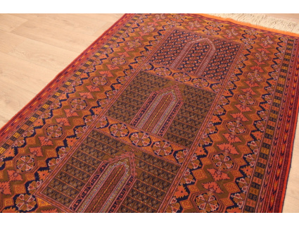 Oriental carpet "Hatschlu" wool 199x127 cm Orange