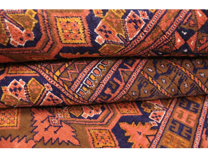 Oriental carpet "Hatschlu" wool 199x127 cm Orange