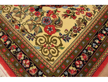 Persian carpet "Ghom" virgin wool 108x80 cm