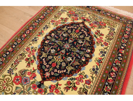 Persian carpet "Ghom" virgin wool 108x80 cm