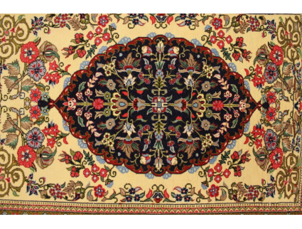 Persian carpet "Ghom" virgin wool 108x80 cm