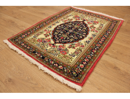 Persian carpet "Ghom" virgin wool 108x80 cm