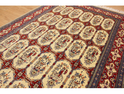 Persian carpet Kashan pure wool 202x134 cm