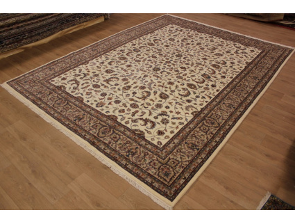 Orientteppich Indo Kaschan Wollteppich 400x300 cm