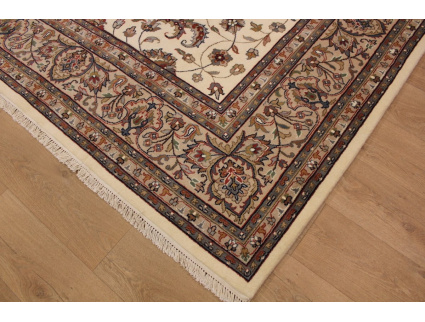 Oriental carpet Indo Kashan virgin wool 400x300 cm