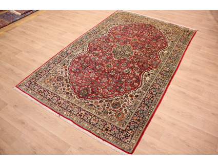 Persian carpet "Ghom" pure Silk 337x210 cm Red