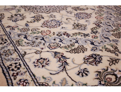 Persian carpet Nain 9la Runner with Silk 310x88 cm