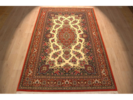 Persian carpet "Ghom" wool rug 310x200 cm