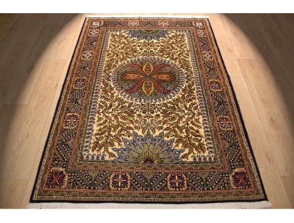 Persian carpet "Ghom" with Silk 205x135 cm