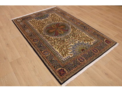 Persian carpet "Ghom" with Silk 205x135 cm