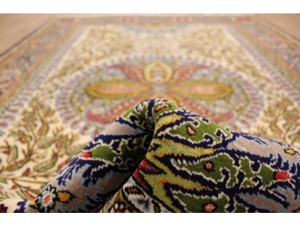 Persian carpet "Ghom" with Silk 205x135 cm