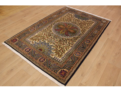 Persian carpet "Ghom" with Silk 205x135 cm