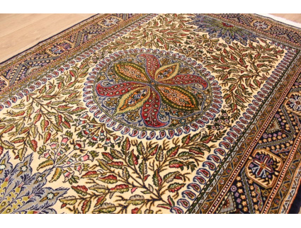 Persian carpet "Ghom" with Silk 205x135 cm