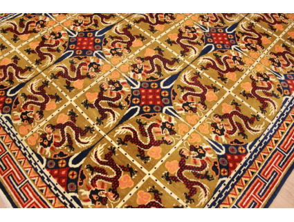 Oriental carpet "China" Dragon carpet 488x411 cm