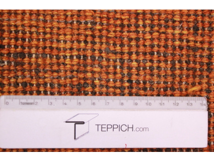 Orient Teppich "Gabbeh" reine Wolle 177x125 cm Orange