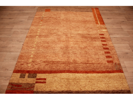 Orient Teppich "Gabbeh" reine Wolle 237x159 cm Braun