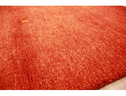 Oriental carpet "Gabbeh" pure wool 176x123 cm Orange