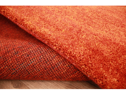 Oriental carpet "Gabbeh" pure wool 176x123 cm Orange