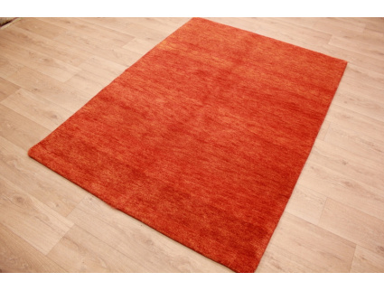 Orient Teppich "Gabbeh" reine Wolle 200x146 cm Orange