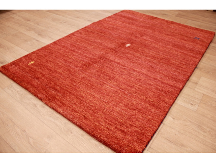 Oriental carpet "Gabbeh" pure wool 183x119 cm Orange