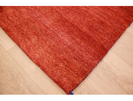 Oriental carpet "Gabbeh" pure wool 183x119 cm Orange