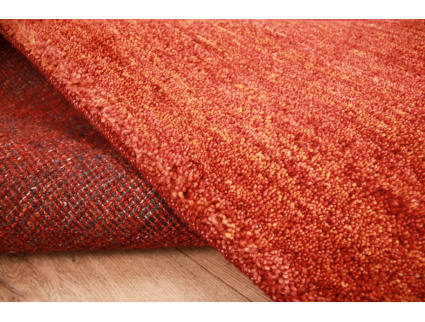 Oriental carpet "Gabbeh" pure wool 183x119 cm Orange